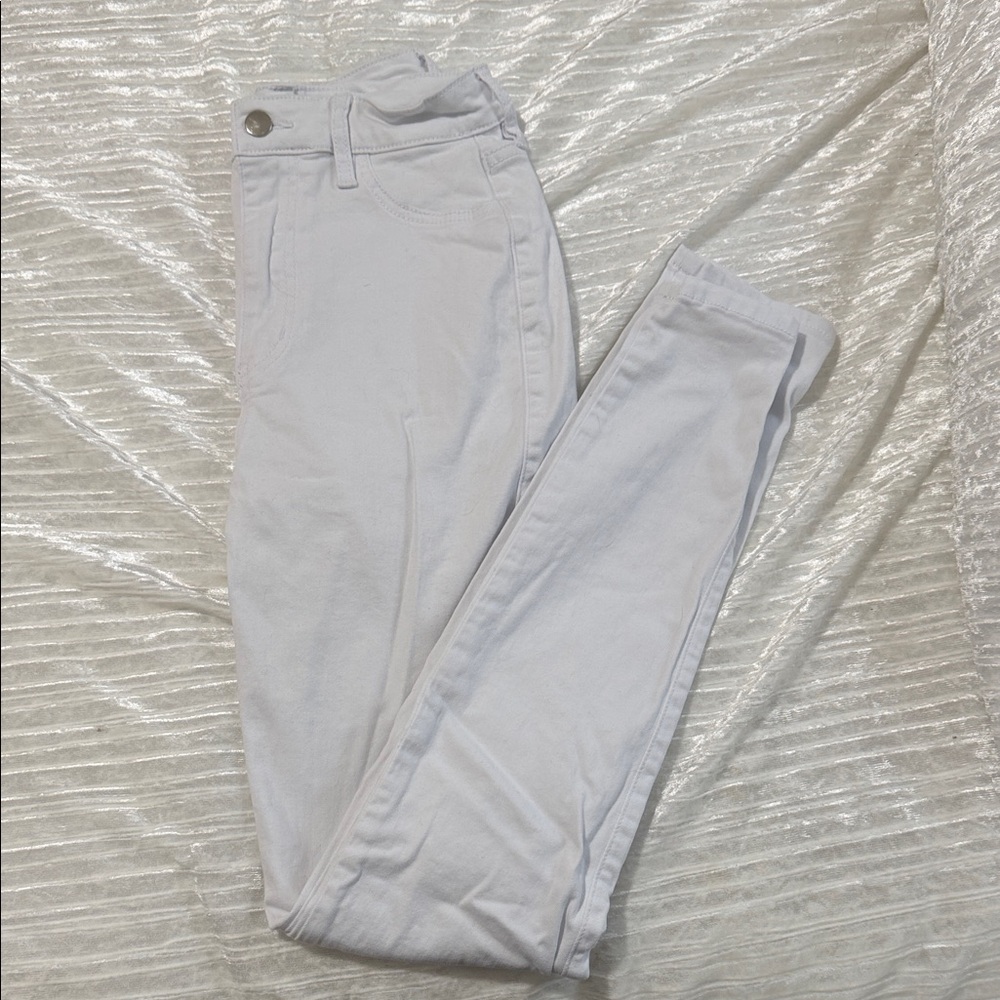 Fashion Nova High Rise Jeans - White